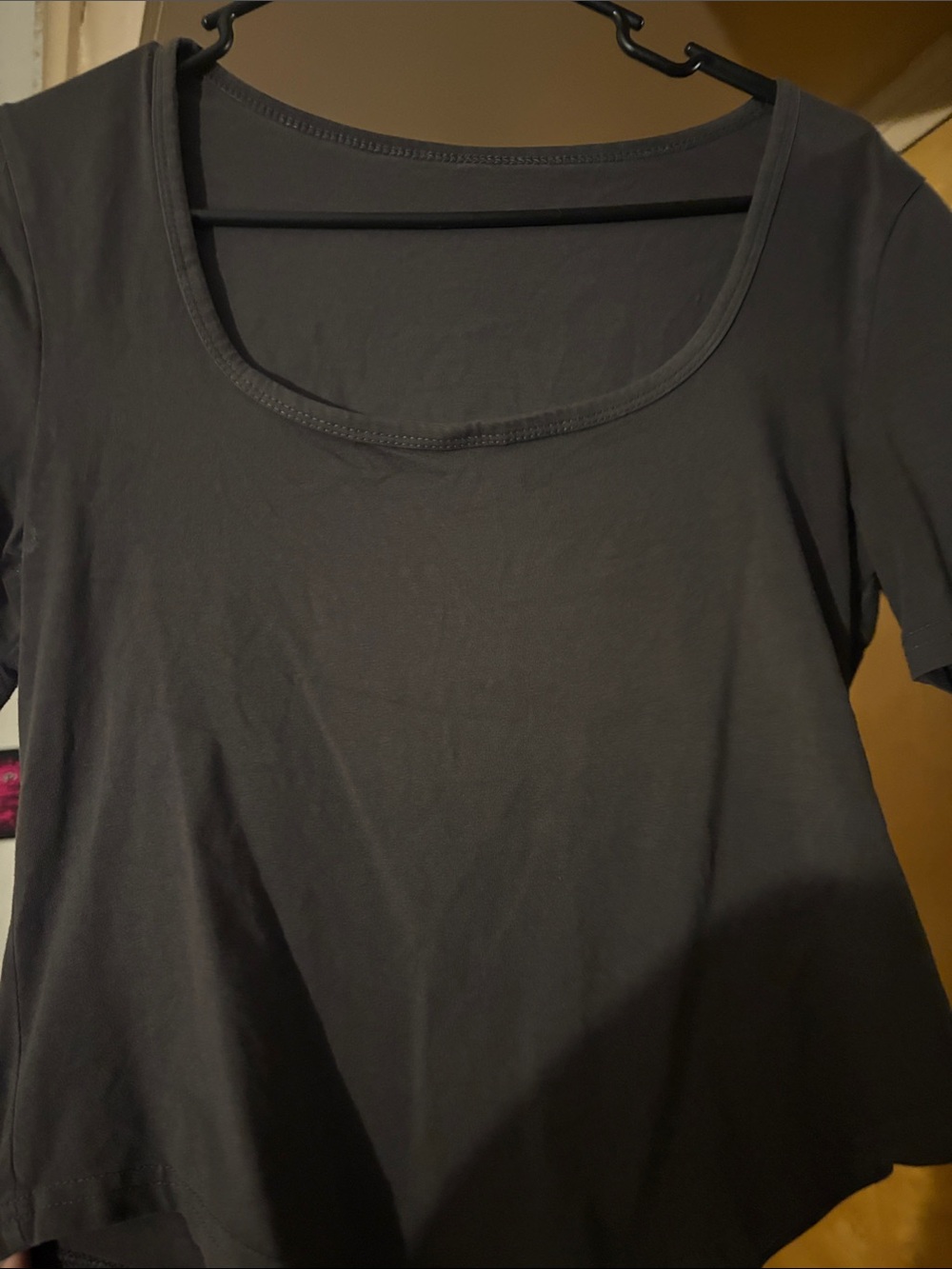 Classic Scoop Neck Women’s Top - Black